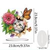 2D/Flat DIY Diamond Painting Desktop Ornaments Kit Double-Sided 5D DIY Diamond Art Tabletop Decorations Bedroom Table Decoration