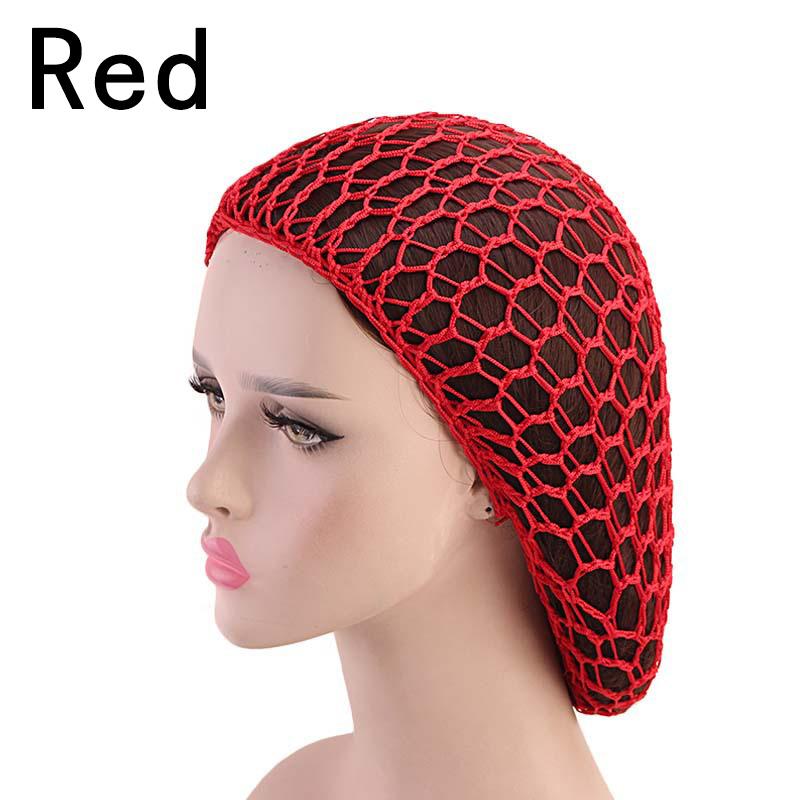 Högkvalitativa huvudbonader Hårband Dam Dam Rayon Snood Hårnät Virkade hårinpackningsaccessoarer