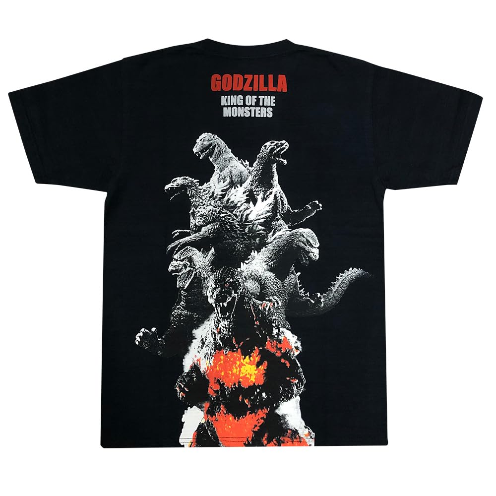 Godzilla Evolutions Discharge T-Shirt, Black, XL