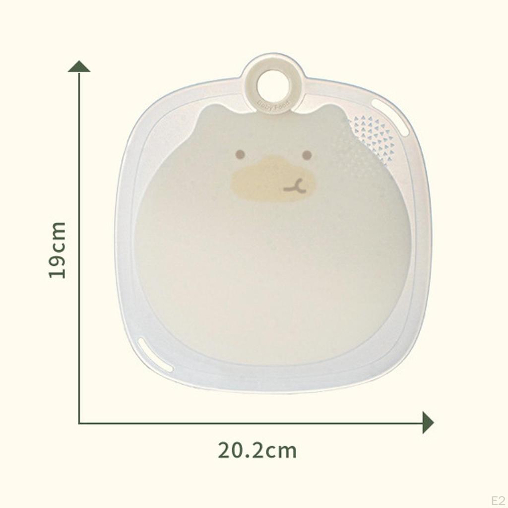 Cartoon Cutting Board Chopping Creative Easy To Clean Household Multifunctional with Anti Slip