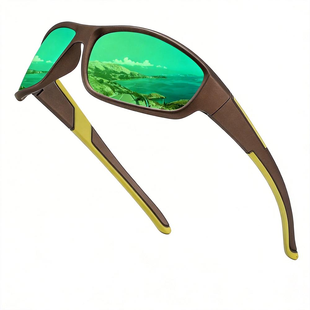 Cycling Sunglasses Polarized Sport Eyewear Tr90 Wraparound Mirror Lens Uv400 Mtb Road Bike Goggles Men Women Running Fishing