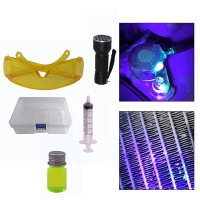 NEW Auto Fluorescent Leak Detection Tool Air Conditioning Dye R134a Gas A/C Leak Refrigerant UV Test Repair C6O1