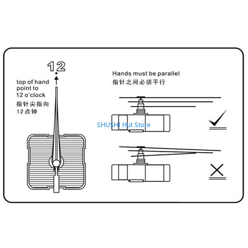 Clock Movement Mechanism Battery Operated DIY Repair Replacement D57B