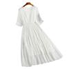 Mulberry Silk Dress Women's 2025 Spring and Summer New Long Dress Temperament White Fairy Skirt Vacation Style High Sense