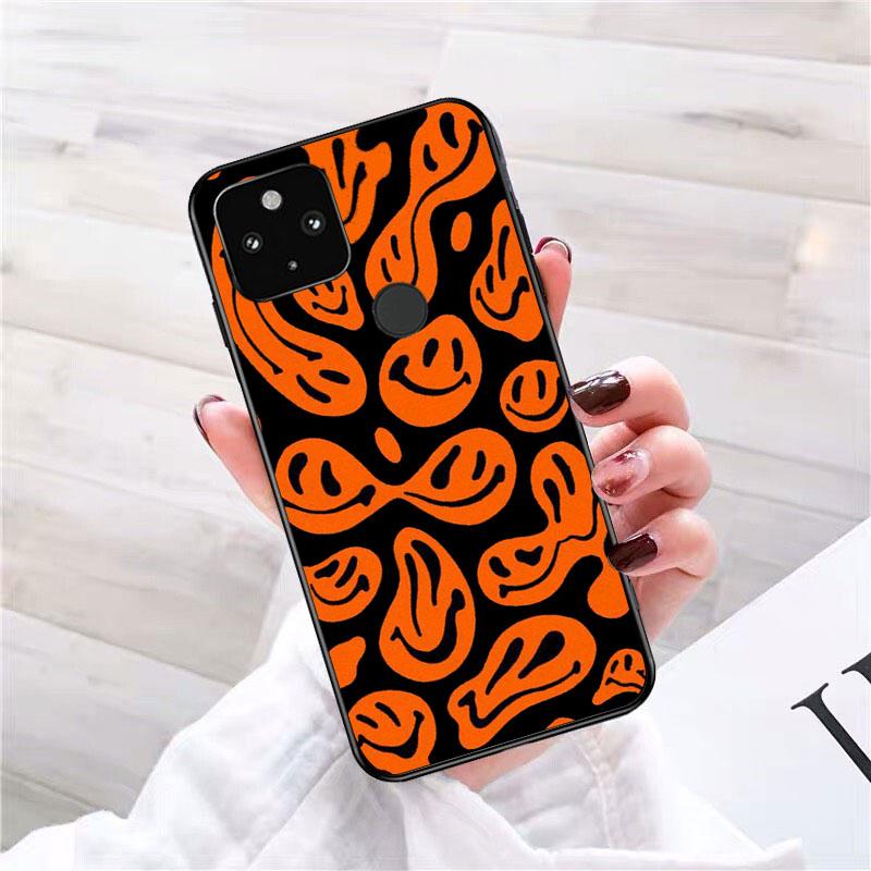 Trippy Smiley Face Phone Case for Google Pixel 7 Pro 7 6A 6 Pro 5A 4A 3A Pixel 4 XL Pixel 5 6 4 3 XL 3A XL 2 XL