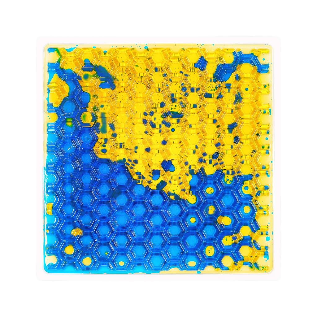 Creative Concave Texture Sensory Liquid Floor Tiles Multi Angle Experience Perception Floor Tiles Kids