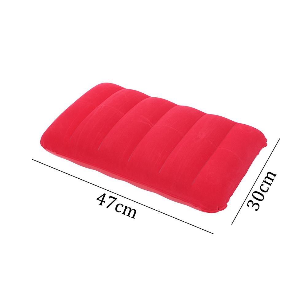 47x30cm Inflated Pillows Portable Ultralight Camping Sleep Outdoor Activity Travel Office Beach Car Plane Head Rest Recliner Cushion Pad