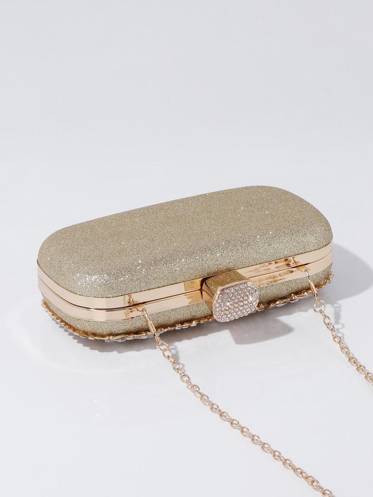 Elegant strassclutch - Europeisk amerikansk mode aftonväska