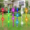 12Pcs Spiral Deterrent Device Waterproof 30CM Wind Rotating Rod Wear Resist Bird-Repelling Stick for Home Yard Patio Decoration