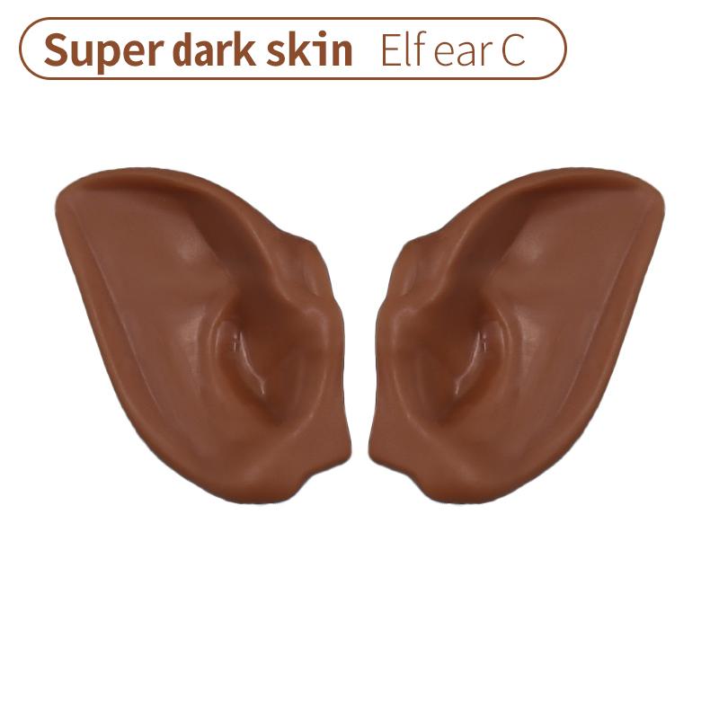DBS Blyth Puppe Ohr Menschliche Ohren, Elfenohren Mit Ton befestigt, kein Schneiden erforderlich Weiße Haut, Bräunliche Haut, Dunkle Haut, Natürliche Haut