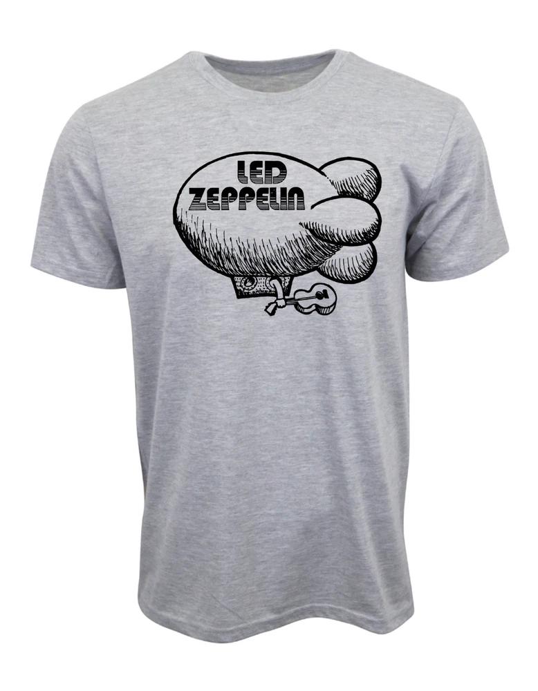 Led Zeppelin Blimp Guitar Graphic T Shirt S