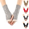 Lace Arm Sleeves Slouchy Y2K Warm Knit Gloves for Women Girl Casual Hand Warmers