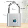 Compact Fingerprint Padlock for Backpacks, Luggage, Dorms, and Cabinets