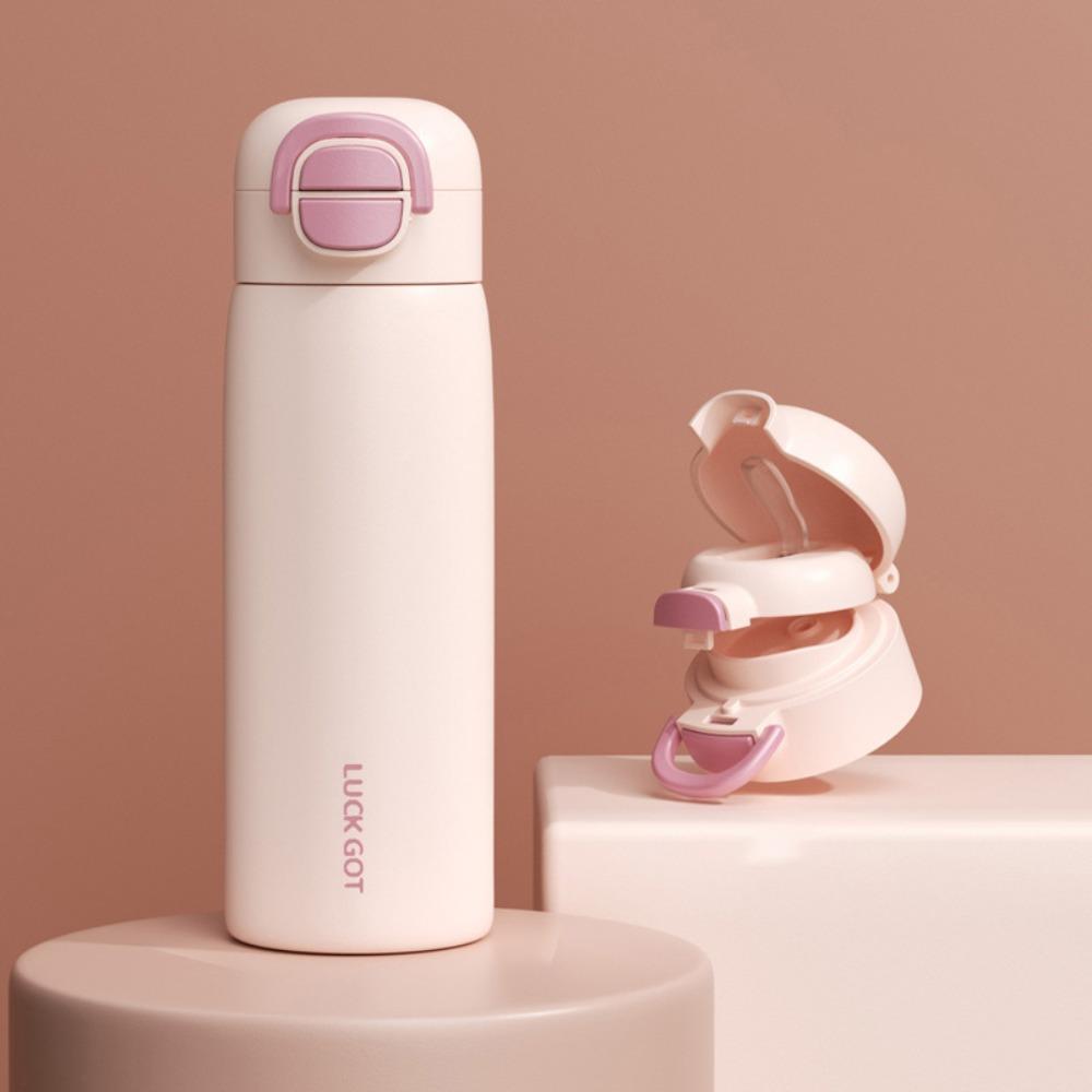 

316 Stainless Steel Thermal Mug 500ML Water Bottle Portable Double Drink Vacuum Flasks Water розовый