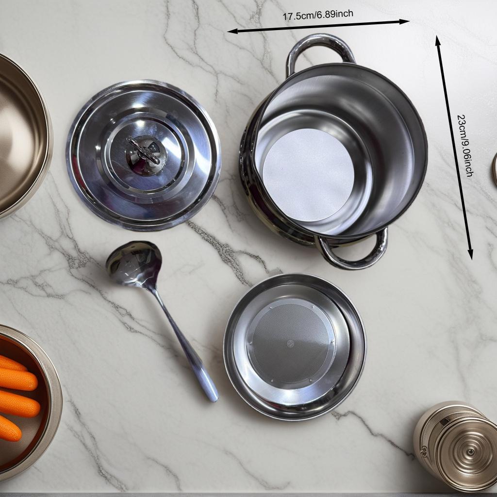 

Двухухий нержавеющий масляный бак с крышкой и фильтром, большая вместимость, жаропрочный масляный горшок, масляная бочка