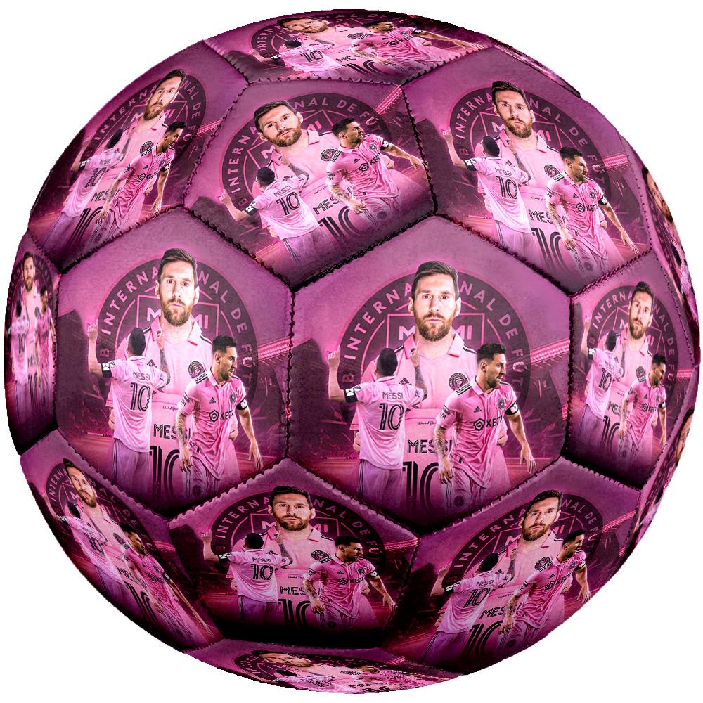 Posizione di Celebrazione di Messi Taglia 5 Calcio Pallone da Calcio Cucito a Macchina Universale per Interni/Esterni Regalo Commemorativo Perfetto per gli Amanti del Calcio