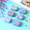 136 Stuks Klapdeksel Blikdoos Mini Rechthoekige IJzeren Doos Decoratieve Doos Draagbare Kleine Opbergblikjes Snoep Pillen Paperclip Cutestyle