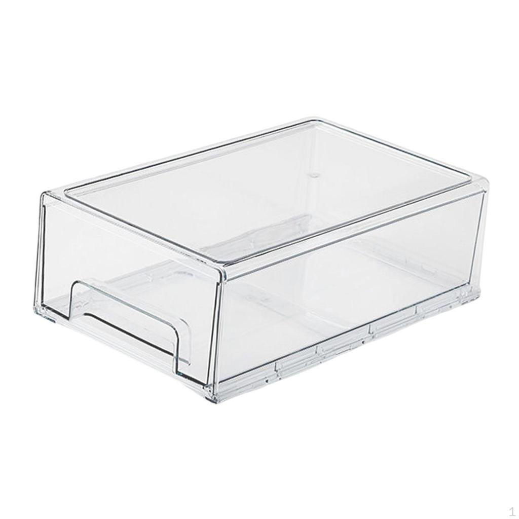 Acrylic Container for Desk Storage with Drawer