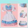 Charmantes und Elegantes Lolita-Kleid Maid-Uniform Outfit Mit Polster und Schürze