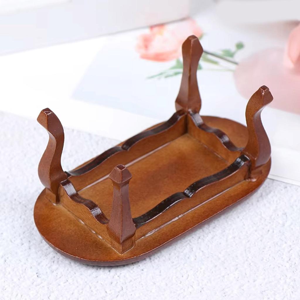 1:12 Dollhouse Miniature Furniture Coffee Table Dollhouse Living Room Decoration Model Tea Table Dollhouse Accessories