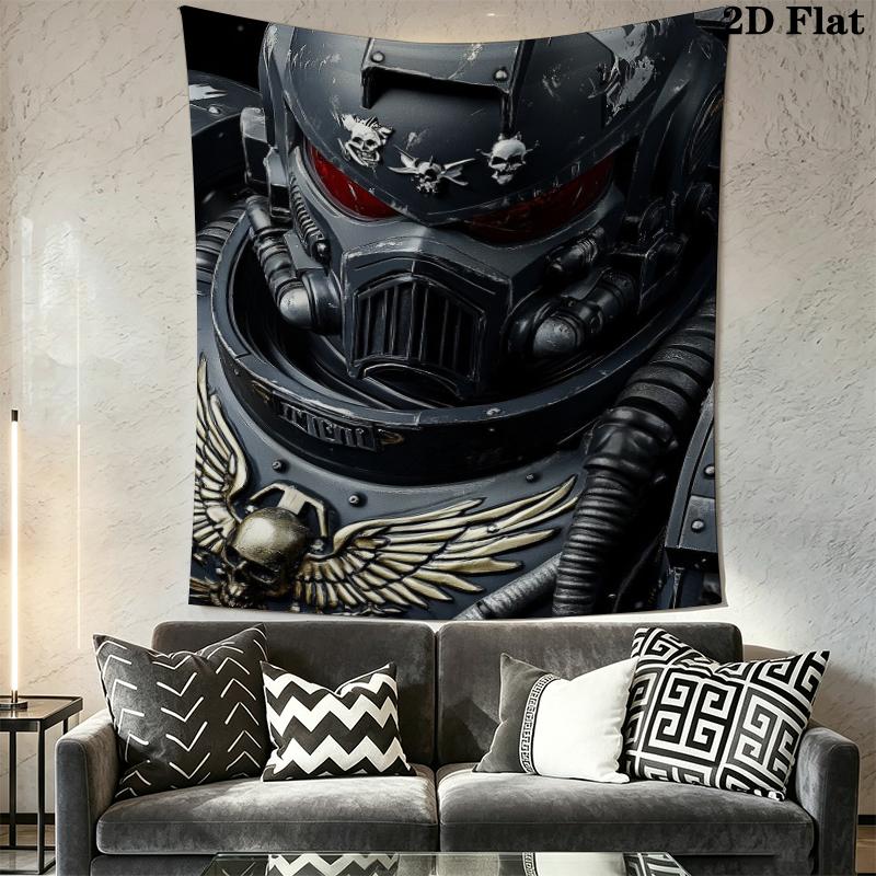 Warhammer 40K Wall Tapestry Aesthetic Wall Hanging Printed Fabric Blanket Decorative Tapestries for Bedroom Living Room Home Decor