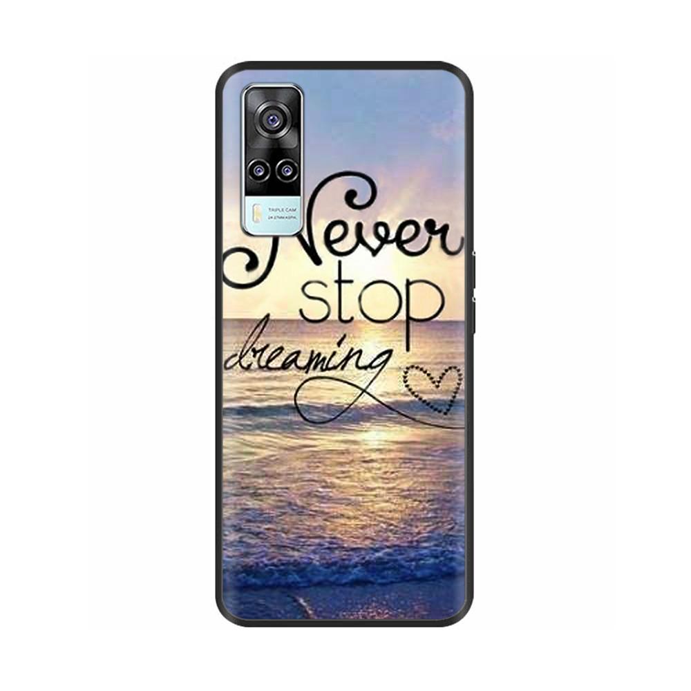 Für Vivo Y33 V2057 Hülle Silikon Weiches TPU Handy Rückabdeckung für Vivo Y33 4G Hülle für vivoY33 Y 33 2021 Coque Fundas Para Bumper