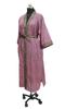 Handmade Women's Cotton Kimono Robes, Night Gown Dress, Made with Soft Light Weight Cotton Fabric, Free Size Nightwear #319