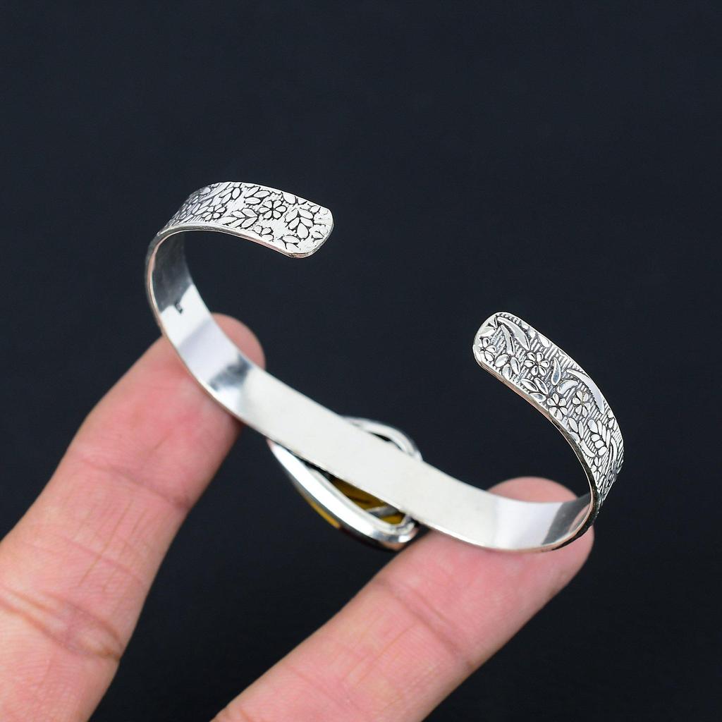 Töchtertag Sale 925 Sterlingsilber Natürlicher Mookait Verlobung Ehefrau Armreif