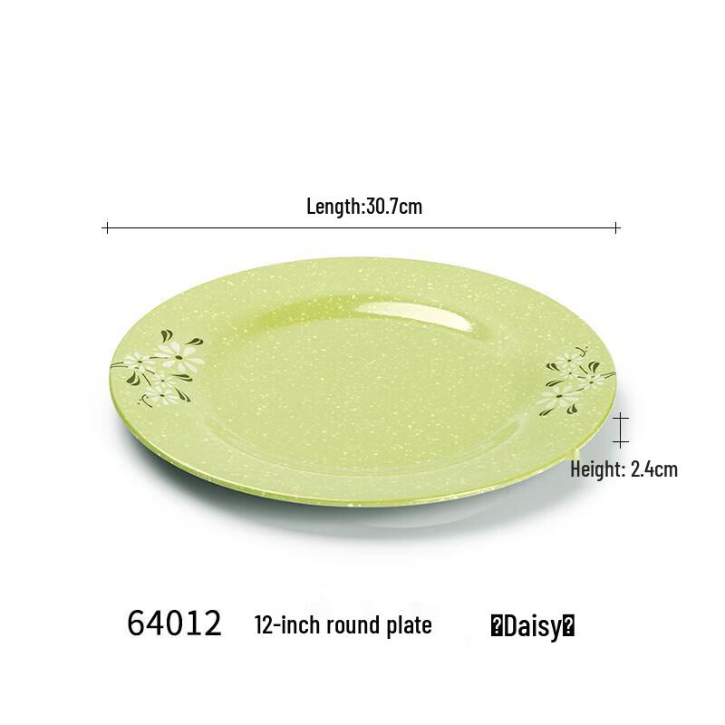 

Кругла обідня тарілка з меламіну - 12 дюймів (5 шт)