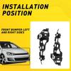 Bumper Bracket For 2015-2016 Volkswagen Golf Front GTI Driver & Passenger Side V