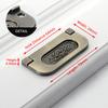 KAK Zinc Alloy Cabinet Knobs and Handles Tatami Hidden Door Handles Kitchen Handles Black Drawer Knobs Furniture Handle Hardware