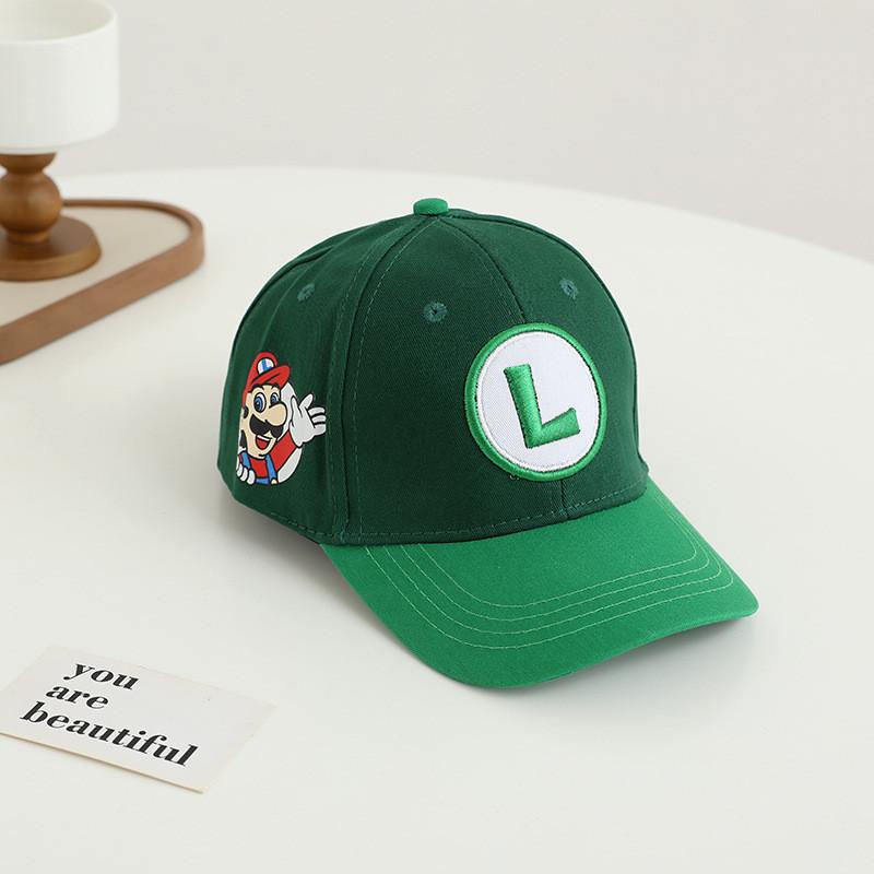 Super Mario Bros Cartoon Baseball Cap With Sun Protection And Breathable Cotton For Kids Summer Wear