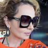 Big Frame Fashion Oversized Sunglasses Women Oversized  Plastic Female Gradient Sun Glasses  UV400 Eyewear