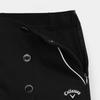 Callaway Stretch Golf Skirt with Integrated Logo Buttons On the and a Glitter Elastic Belt On the Back Women's 8-Way Shorts, Front, (C25228201, Black)