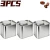 3/1x Tinplate Iron Can Coffee Bean Tea Home Kitchen Spices Powder Herbs Airtight Cans Outdoor Camping Packaging Storage Tin Box