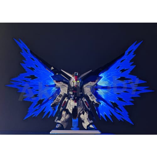 

MGSD Wings of Light & Base Set Freedom Gundam Wings of Sky AKO Fluorescent Modification Parts Mobile Suit Gundam SEED Freedom Destiny Hobby Action Bas