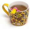 Tea Infuser Loose Tea Gift Set, Cute Platypus Couple Tea Strainer In Lovely Gift Box, Set Of 2, Gray And Pink