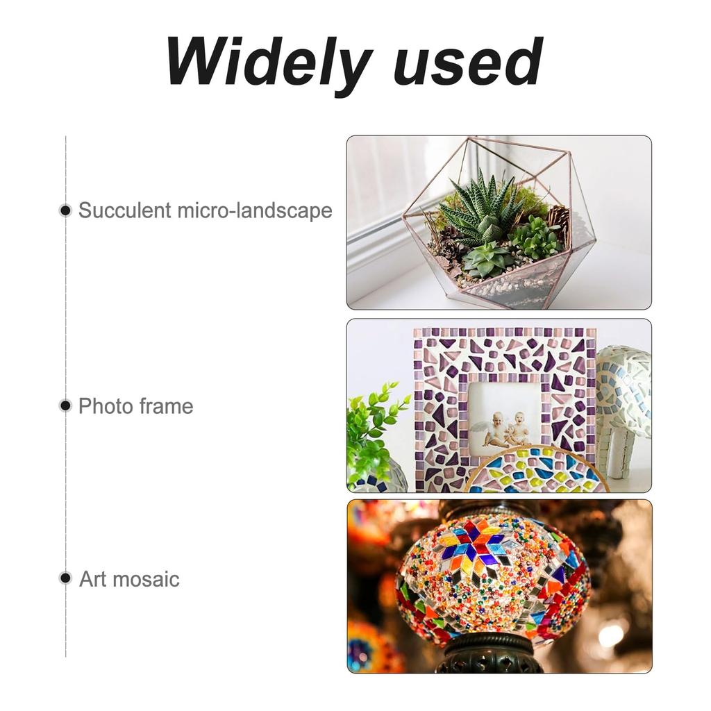 Ceramic Mosaic DIY Handmade Mixed 200g Tiles, Crafts, Handmade, Original, Beads, Colors,