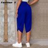 Women's Seven-minute Pants Fashion Casual Drawstring Loose Pants