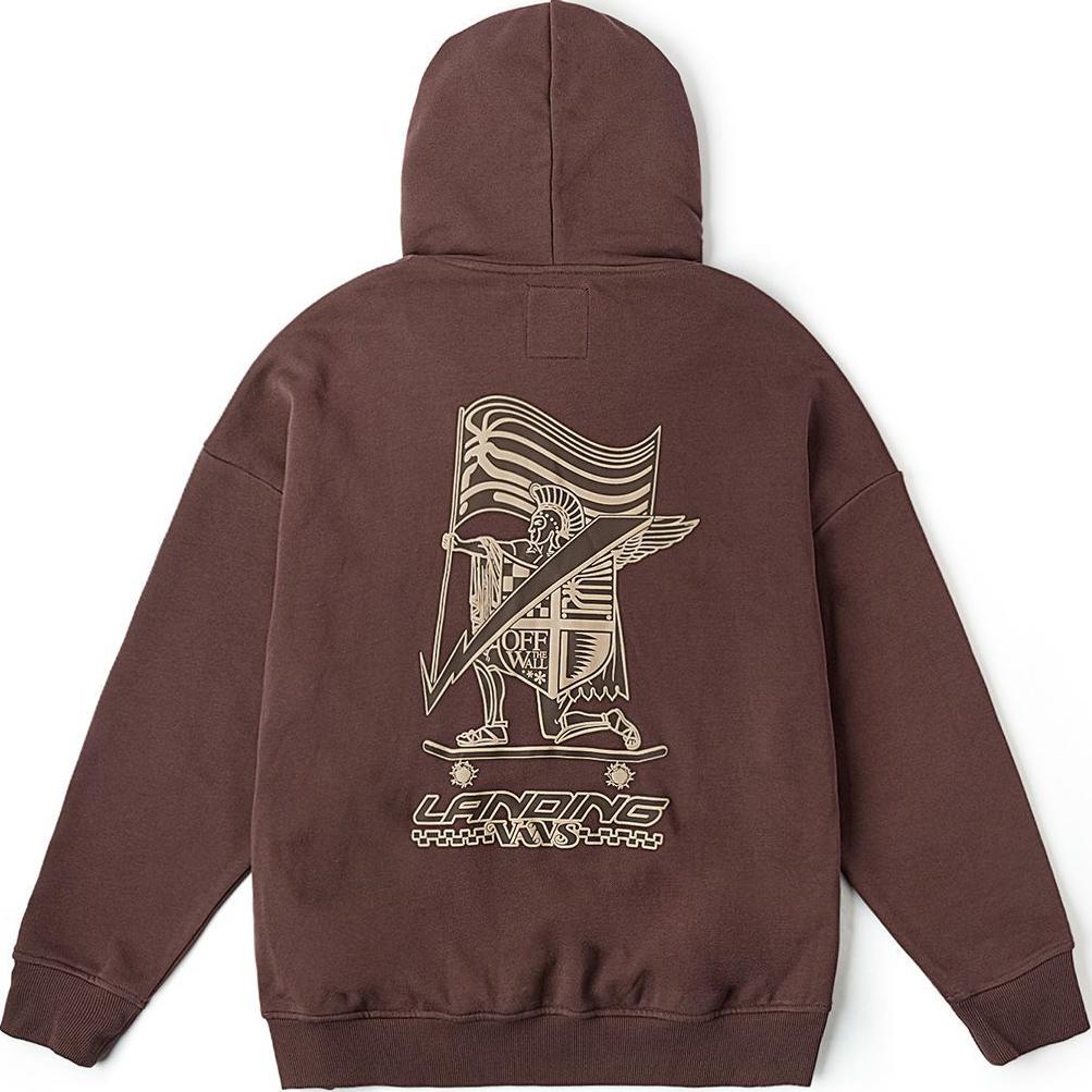 Vans Off The Wall Graphic Hoodie Brown Unisex VN000KVHE95