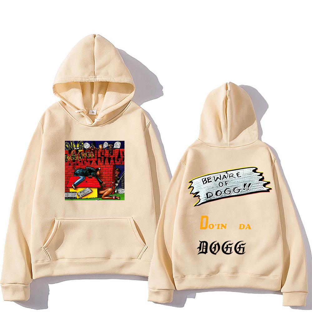 Pozor na psa Mikina SnoopDogg Funko Pop Pohodlné mikiny Grafický potisk Punkové oblečení Ropa Hombre Retro Mikina