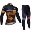 Long Sleeve Cycling Jersey Set With Matching Pants Road Mountain Bike Riding Winter Unisex
