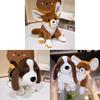 Basset Fennec Hound Fox Plush Toy Cartoon Stuffed Doll Decoration Gift Kids