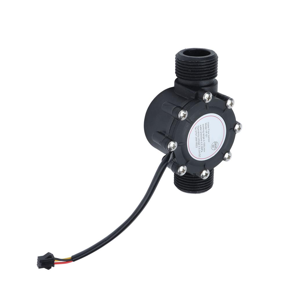 Water Flow Sensor Meter Flowmeter DN25 1.3in Nylon for Swimming Pool Pipe Water Works