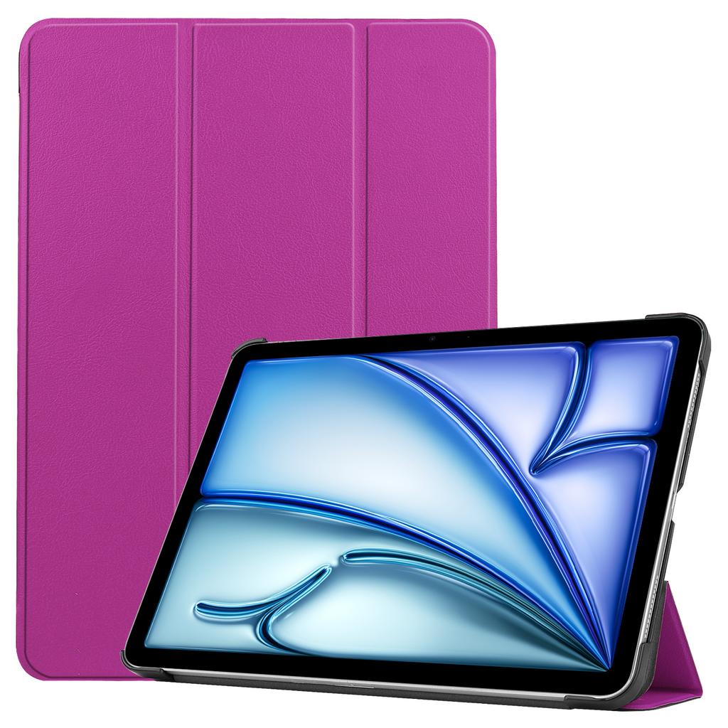For iPad Air 11 (2025)/(2024) Case PU Leather Protective Tri-Fold Stand Smart Cover