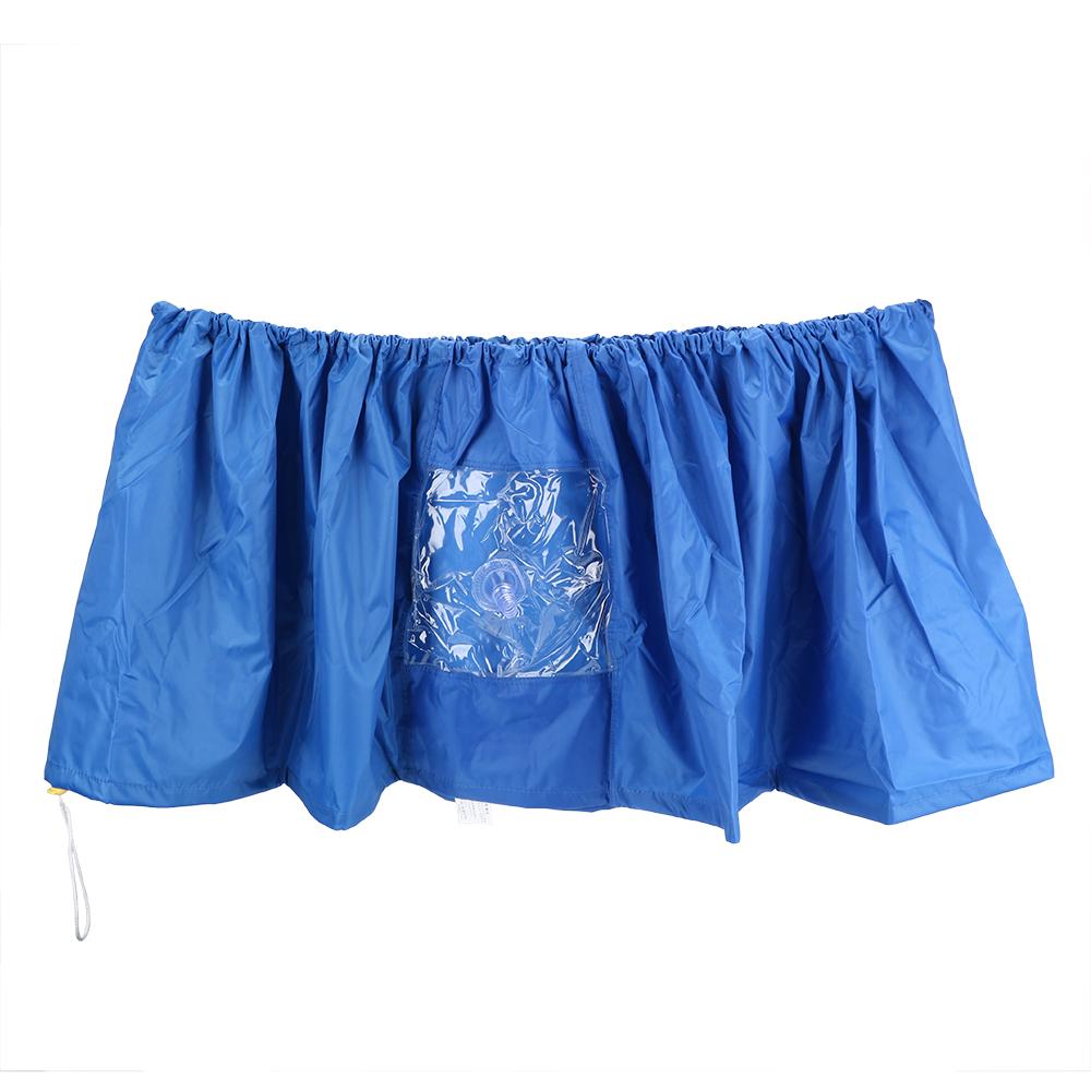 For 1-3P Air Conditioning Covers With Outlet Pipe Tightening Belt Washable Air Conditioner Cleaning Wall Mounted Clean Tool Protective Dust Cover