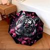 PinkAnimals Pattern Pattern New Style Umbrella, 1 Piece Automatic Folding Umbrella, Portable Travel Umbrella, Outdoor Umbrella, Birthday Gift
