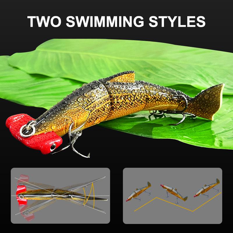36g Sinking Multi-Jointed Hammerhead Shark Fish Lure - Artificial Hard Bait for Fishing