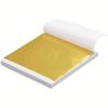 100pcs Golden Leaf Sheets High-Quality Imitation Golden Foil for Crafts, Home Decor, Painting, Furniture, and Nail Art