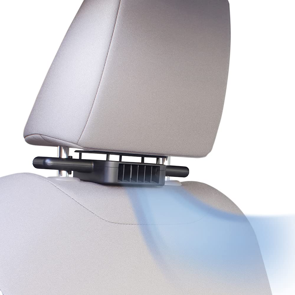 Tsuchiya Yac Car Neck Spot Approximately Fan, Black, 1.8m Long, DF-64